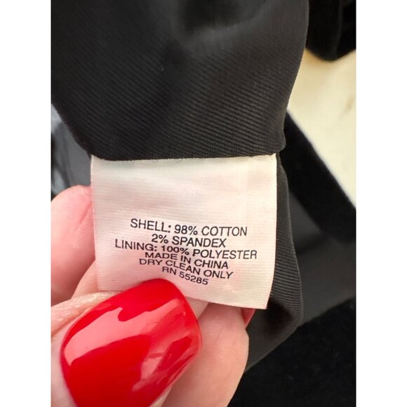 Express Design Studio Womens Black Velvet Blazer Jacket SZ 8 Whimsigoth Holiday - Picture 5 of 12